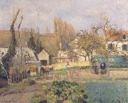 Camille Pissarro, Kitchen Garden at L-Hermitage,Pontoise